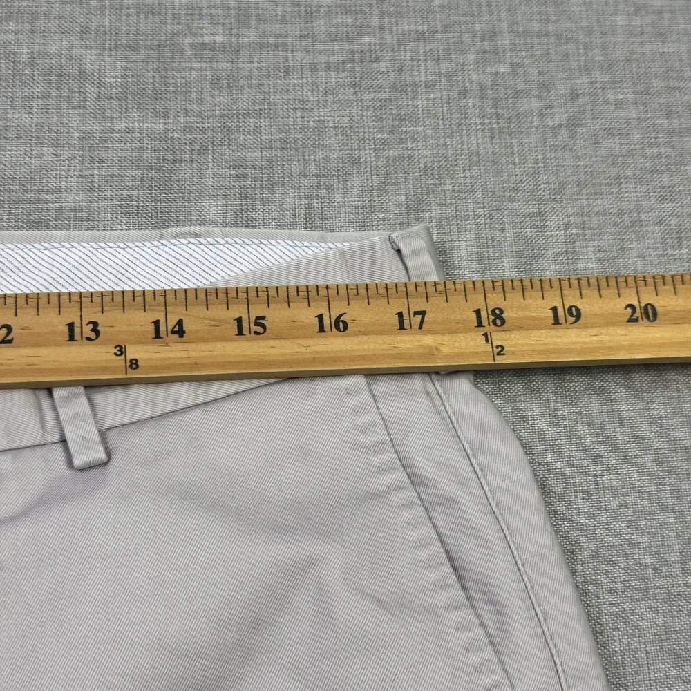 Peter Millar Chino Shorts Mens 35 Gray Cotton Canvas 9